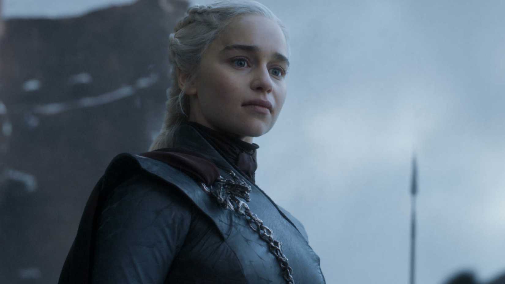 Emilia Clarke as Daenerys Targaryen in Game of Thrones season 8