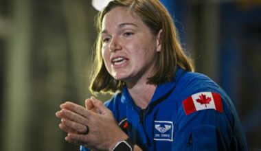 Laughter, tears: historic day for astronaut Jenni Gibbons in Houston