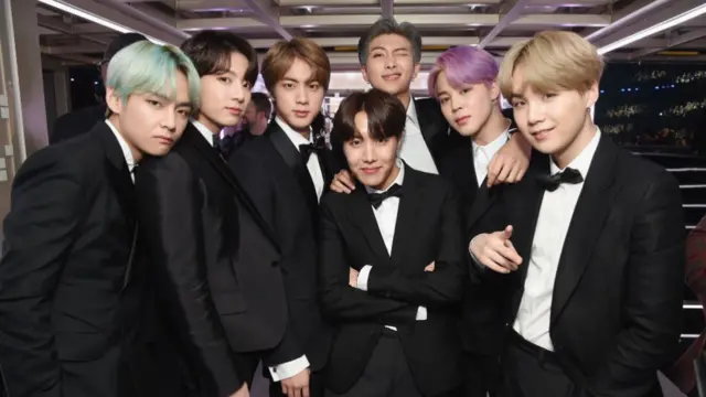 BTS at the Grammy Awards in 2019