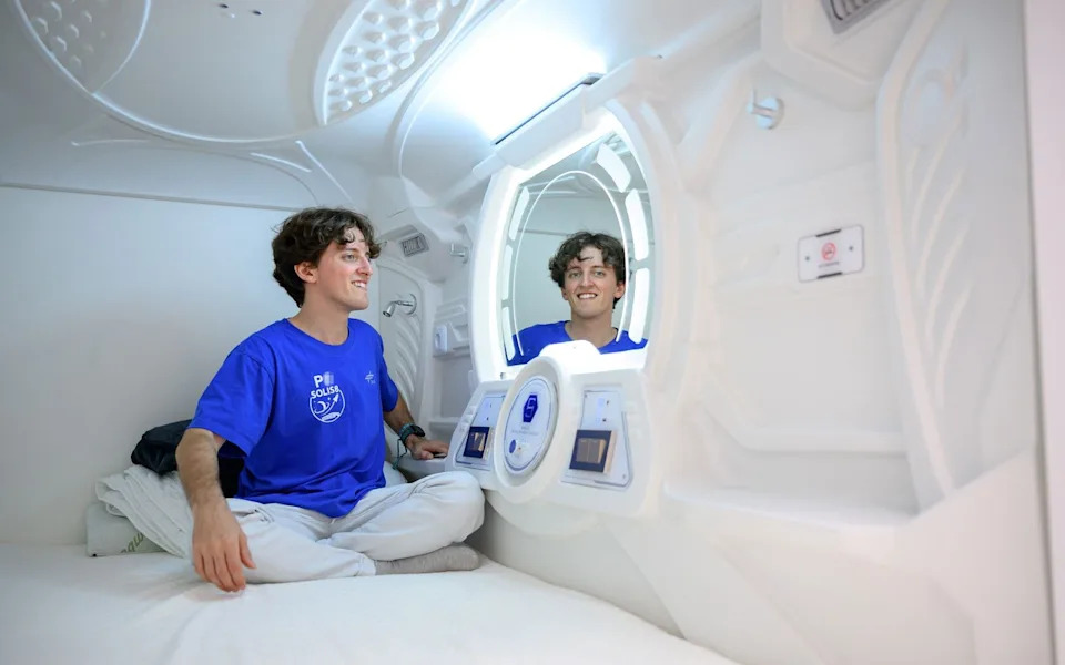 Participants had their own sleeping cabins within the module – the only areas besides the toilets that were not monitored by cameras