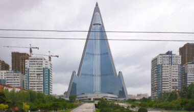 Ryugyong Hotel in Pyongyang