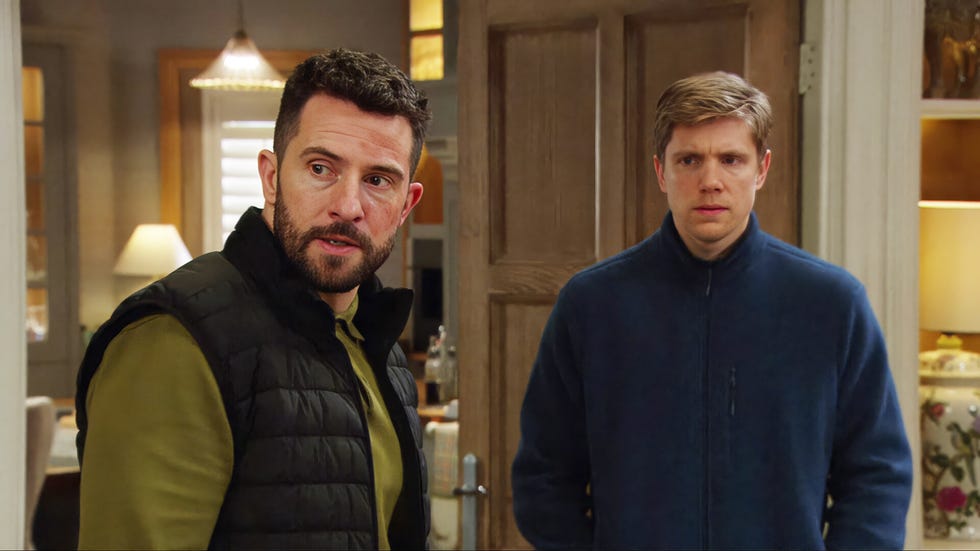 Ross Barton, Robert Sugden, Emmerdale ross barton, robert sugden, emmerdale
