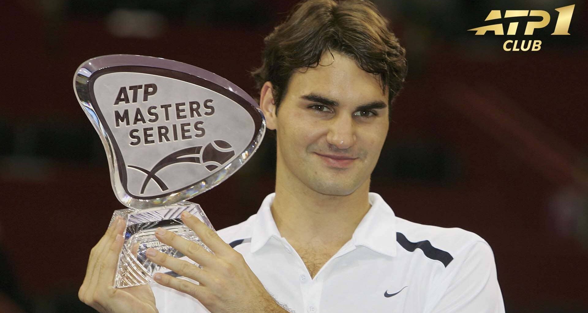 Roger Federer wins the Madrid title for the first time in October 2006.