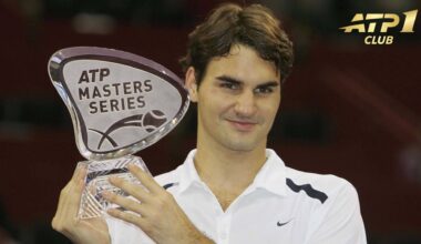 Roger Federer wins the Madrid title for the first time in October 2006.