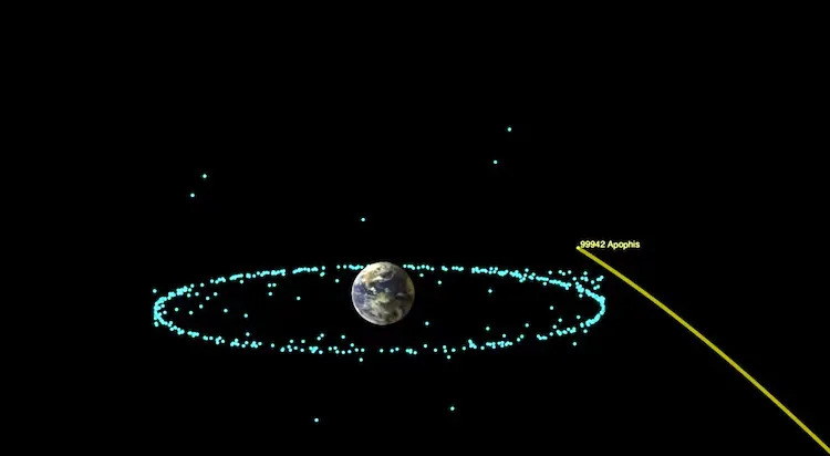 Apophis is predicted to come 20,000 miles away from Earth, but poses no risk to the planet or anyone living on it. ESA