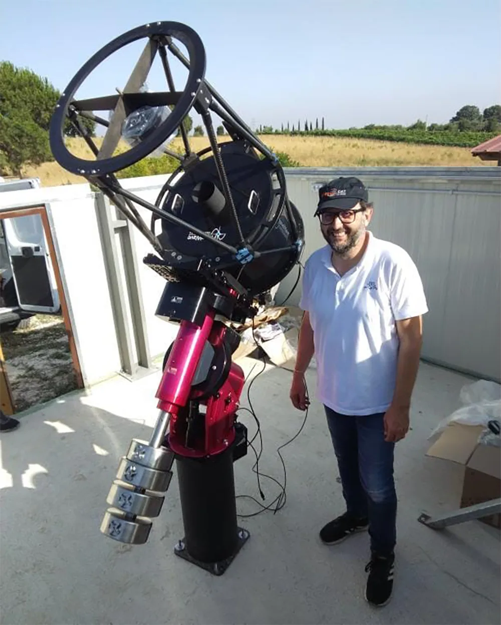Gianluca Masi, founder of the Virtual Telescope Project 2.0, which will be tracking and live-streaming the Artemis II mission in real time