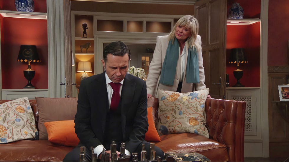 Graham Foster, Kim Tate, Emmerdale graham foster, kim tate, emmerdale