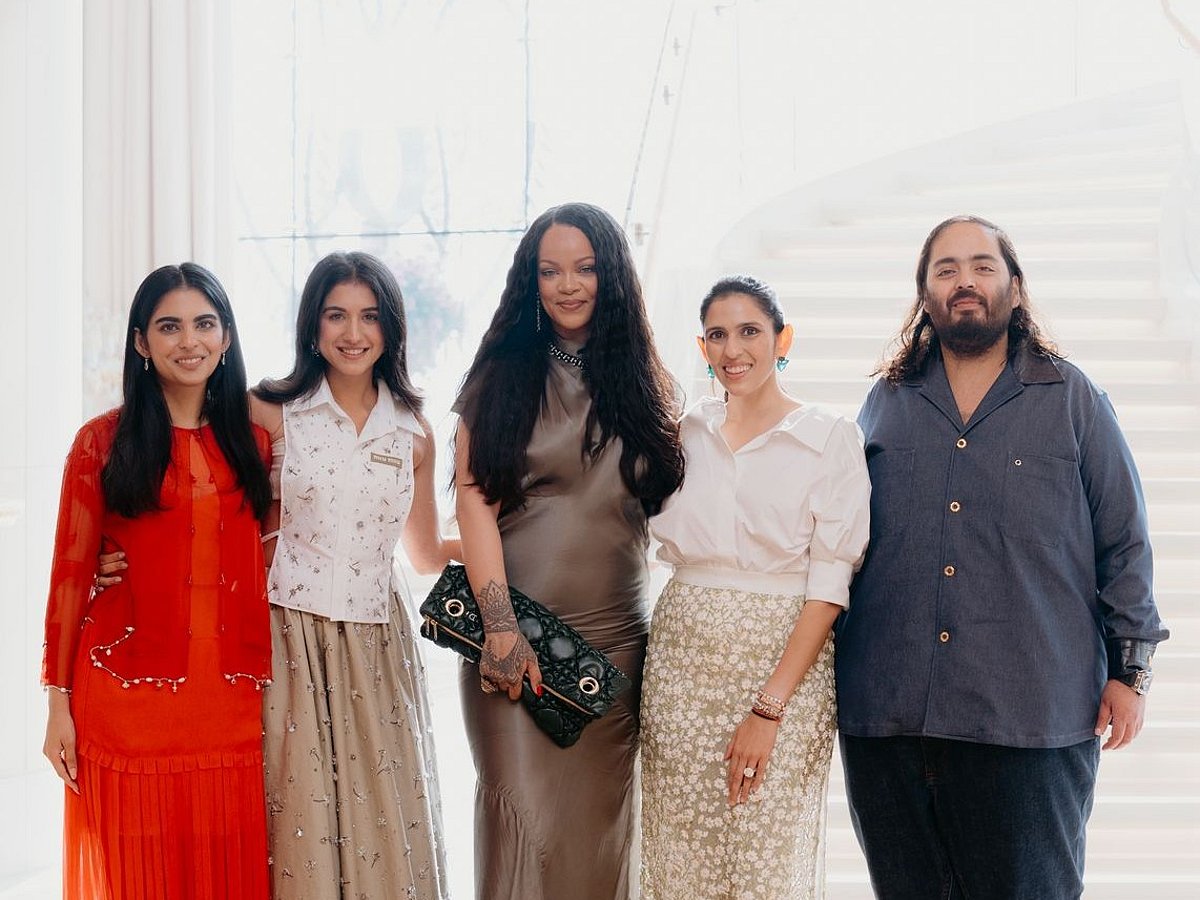 Rihanna joins Ambanis at Antilia for private lunch before a star-studded beauty launch party in Mumbai