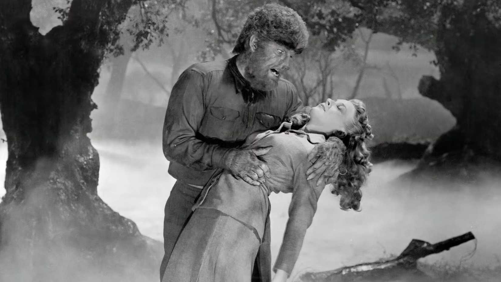 Gwen and the Wolf Man from The Wolf Man (1941)