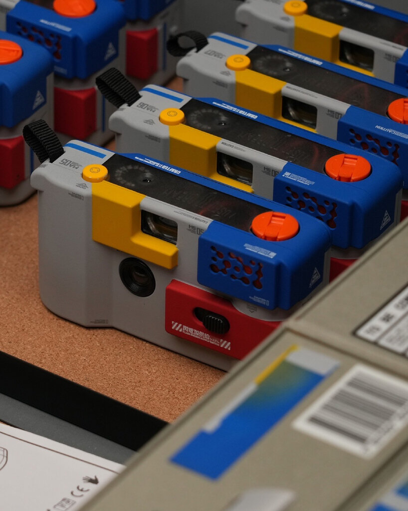 handpainted film camera gundam