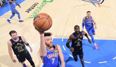 Lakers' Luka Dončić hurts hamstring vs. OKC, will have MRI on Friday