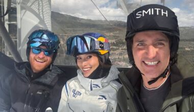 Prince Harry news: Duke of Sussex takes snap with Eileen Gu and Justin Trudeau