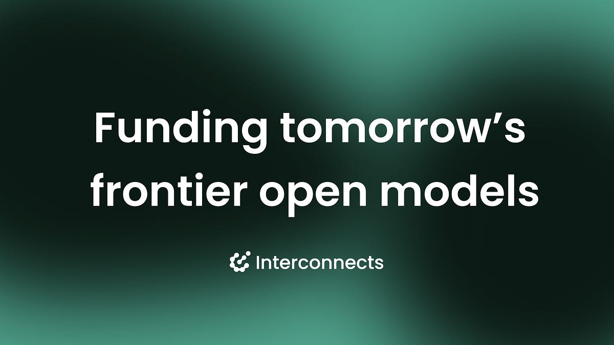 The inevitable need for an open model consortium