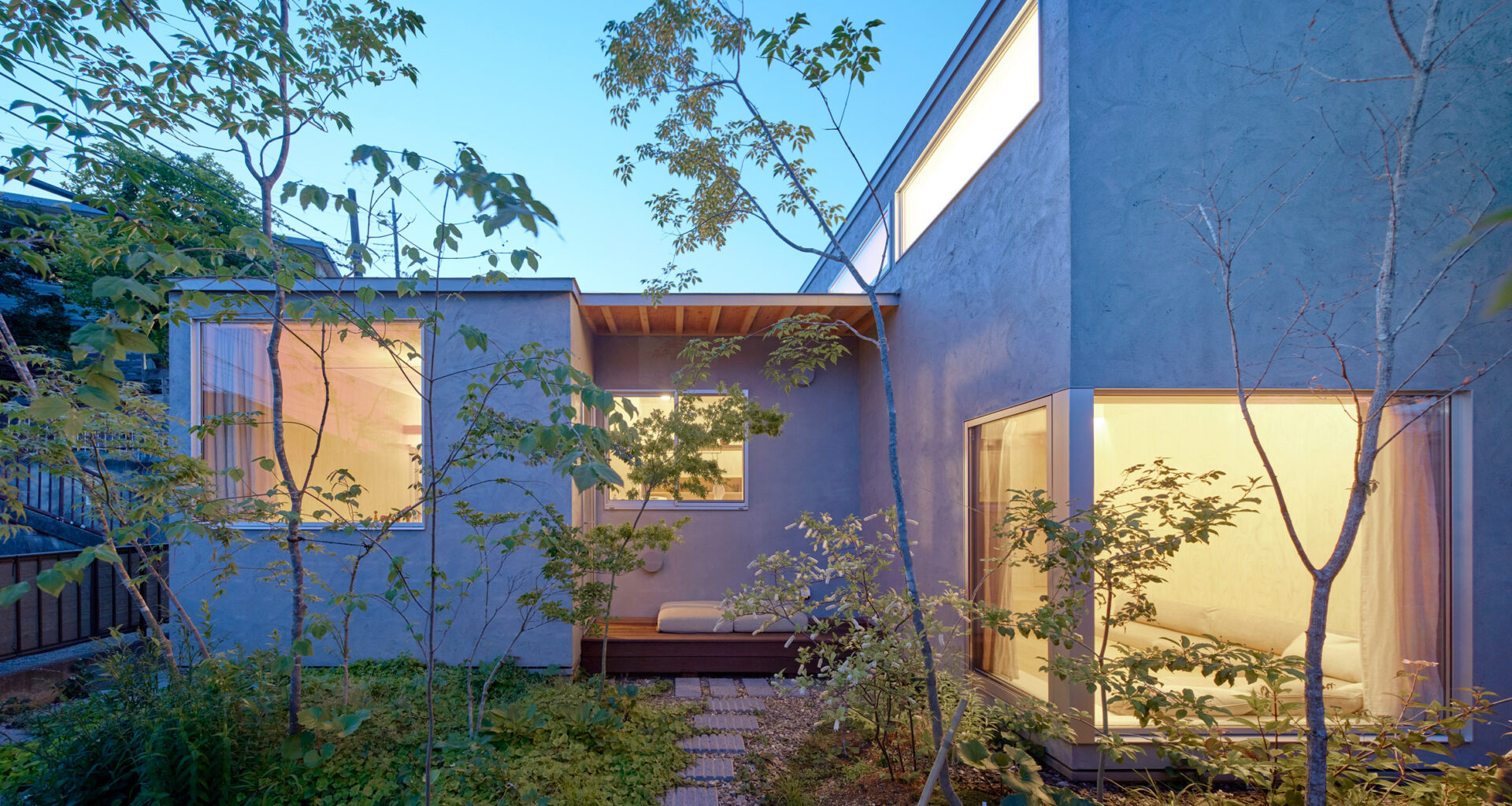 HYG Architects completes timber-lined home in Japan