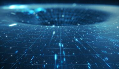 3D illustration tunnel or wormhole, tunnel that can connect one universe with another. Abstract speed tunnel warp in space, wormhole or black hole, scene of overcoming the temporary space in cosmos.