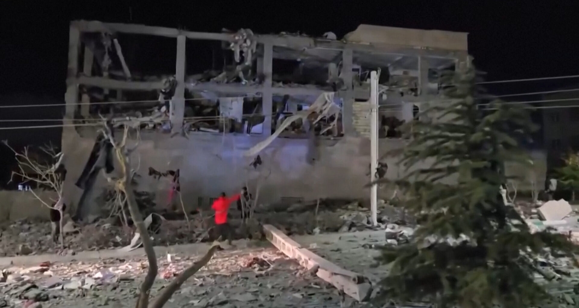 US-Israeli strikes destroy buildings in northern Iran | US-Israel war on Iran