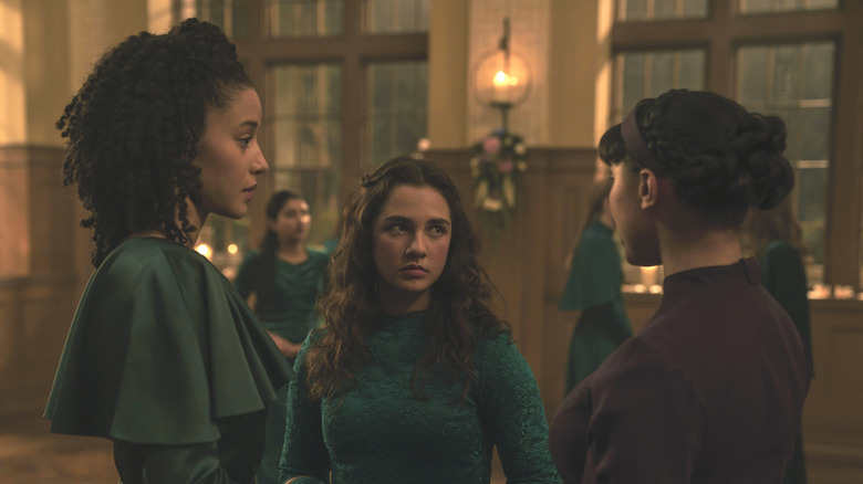 Agnes, Becka and Shunammite in The Testaments