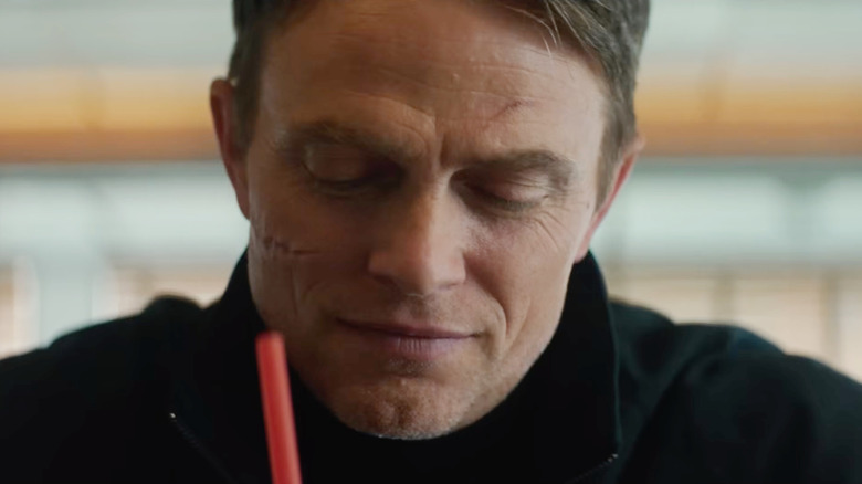 Bullseye (Wilson Bethel) smiling on 