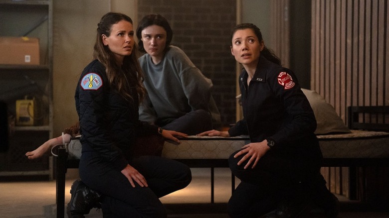 Violet and Novak in Chicago Fire
