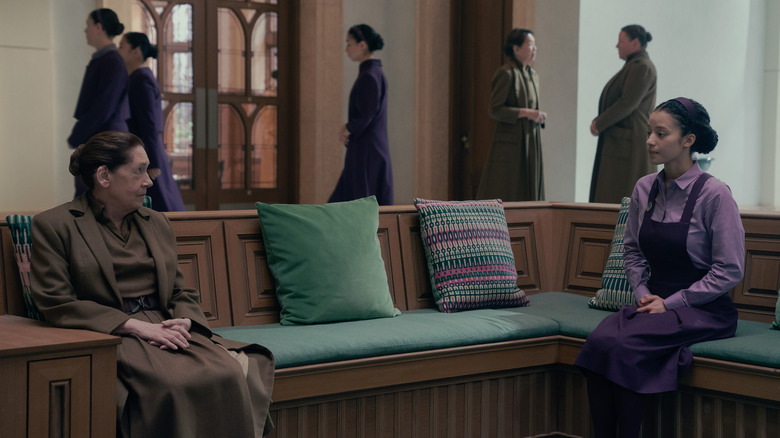 Aunt Lydia and Agnes in The Testaments