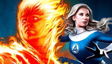 The Fantastic Four's Human Torch Gets Ghost Rider-Inspired Redesign With Invisible Woman's Help