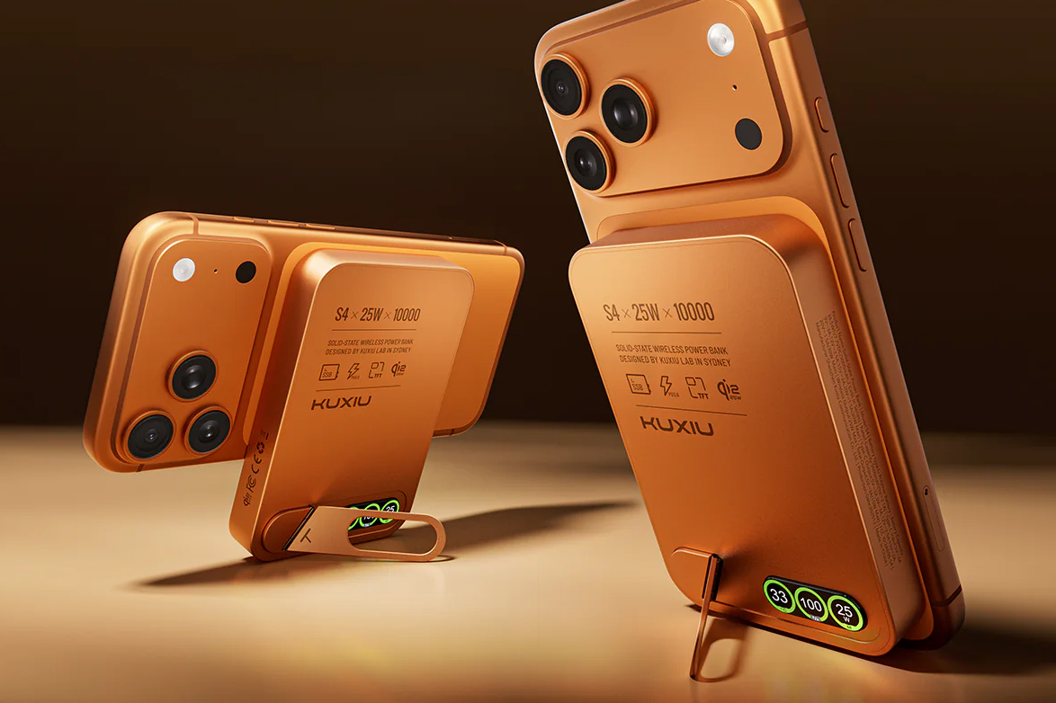 <em>The Kuxiu S4 is available now in black and cosmic orange color options.</em>