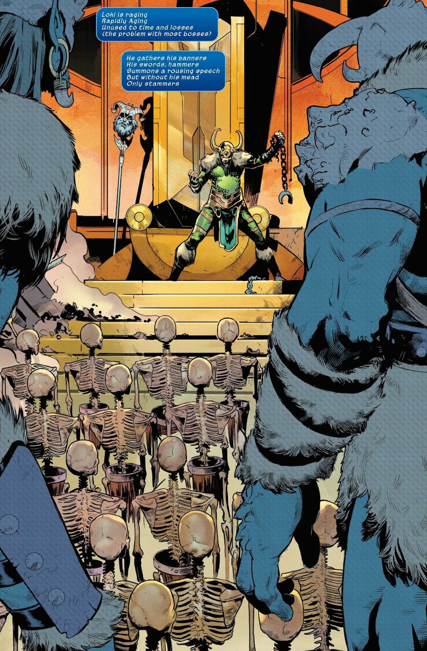 loki assembles his army in the ultimates, as thor and sif lead a revolution