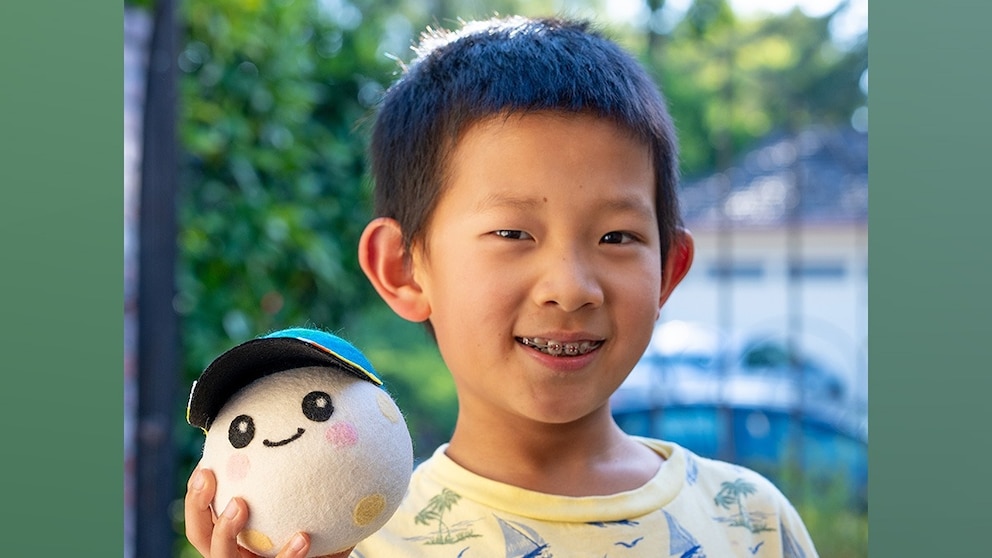 8-year-old's plush toy design going to the moon with Artemis II mission