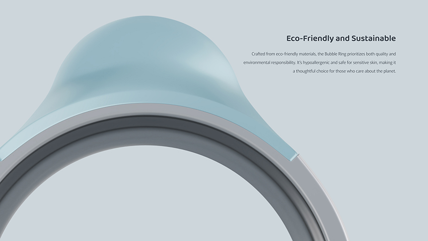 MELO bubble ring transforms fidgeting into an emotional interface - 2