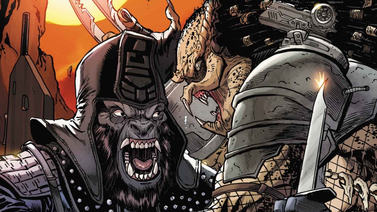 Predator vs. Planet of the Apes Crossover Announced