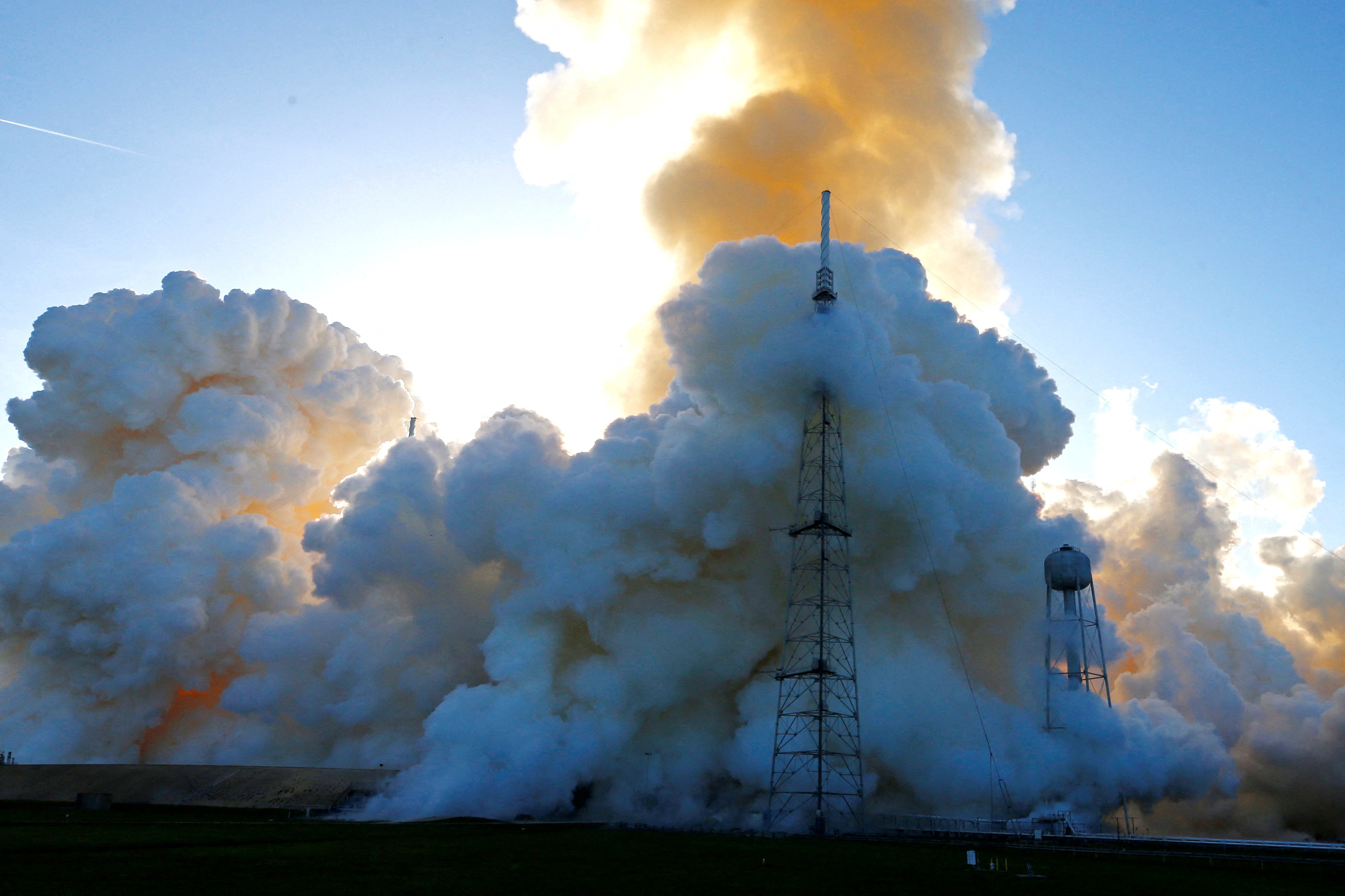 Momentos posteriores al lanzamiento de Artemis II 