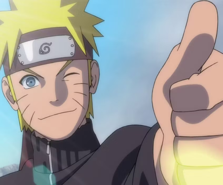 Naruto thumbs up
