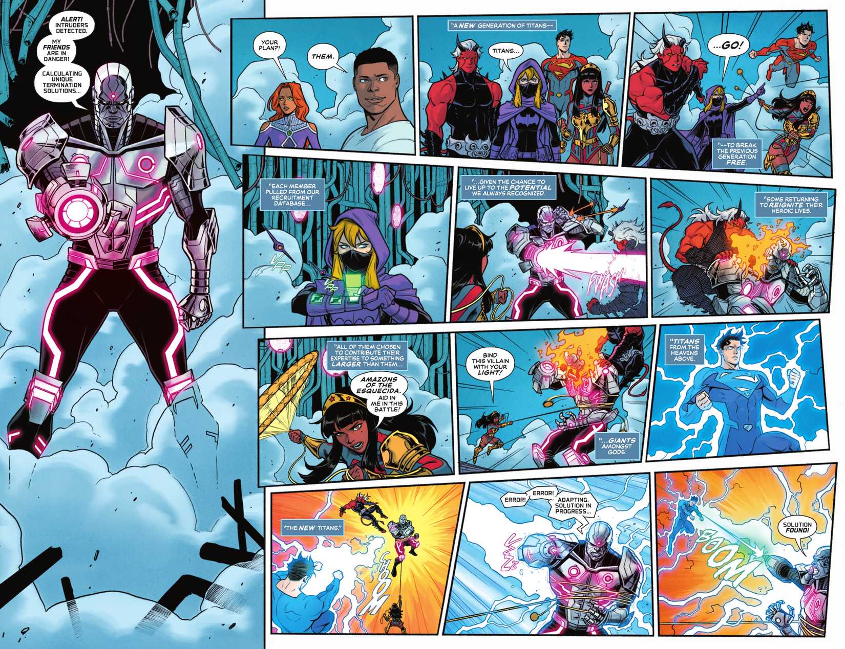 New Titans #34 Cyborg one