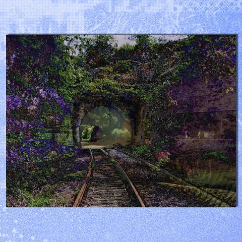 Courtesy of Stephen Thaler Technologist Stephen Thaler says an AI created this image, A Recent Entrance to Paradise, all by itself. US courts say that means no one can own it (Credit: Stephen Thaler)