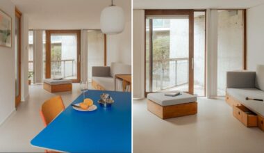 former sewage tank transforms into minimal apartment in amsterdam