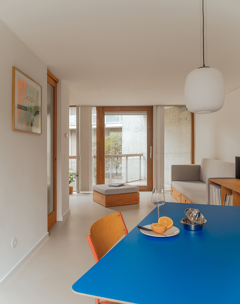 former sewage tank transforms into minimal geometric apartment in amsterdam - 2