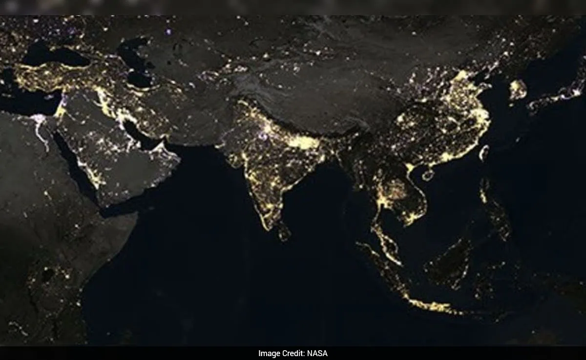 NASA Nighttime Map Shows UP-Bihar Belt As One Of Earth's Brightest Spots, Internet Stunned