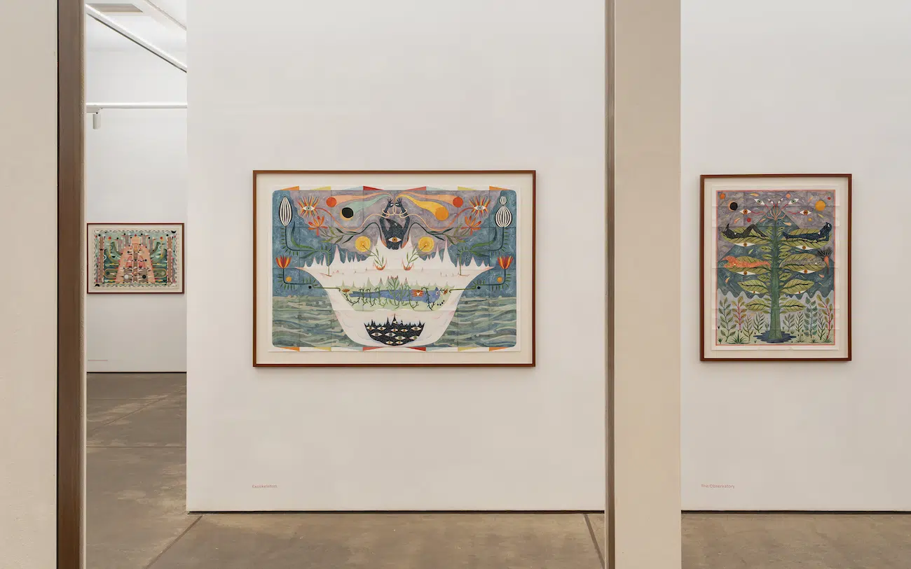 Installation View, Pillars of Fruit and Bone: Rithika Merchant , 2025