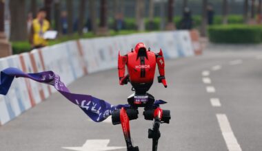 A Humanoid Robot Set a Half-Marathon Record in China
