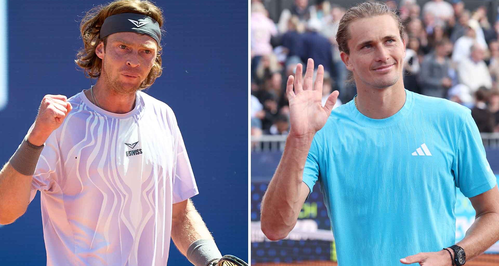 Andrey Rublev and Alexander Zverev are both into their 33rd ATP 500 quarter-finals.