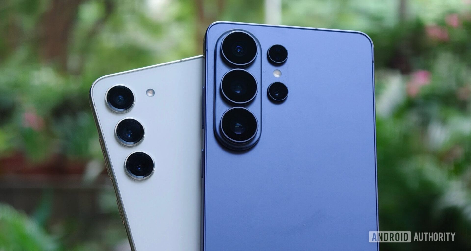 The Galaxy S23 and Galaxy S26 Ultra next to each other.