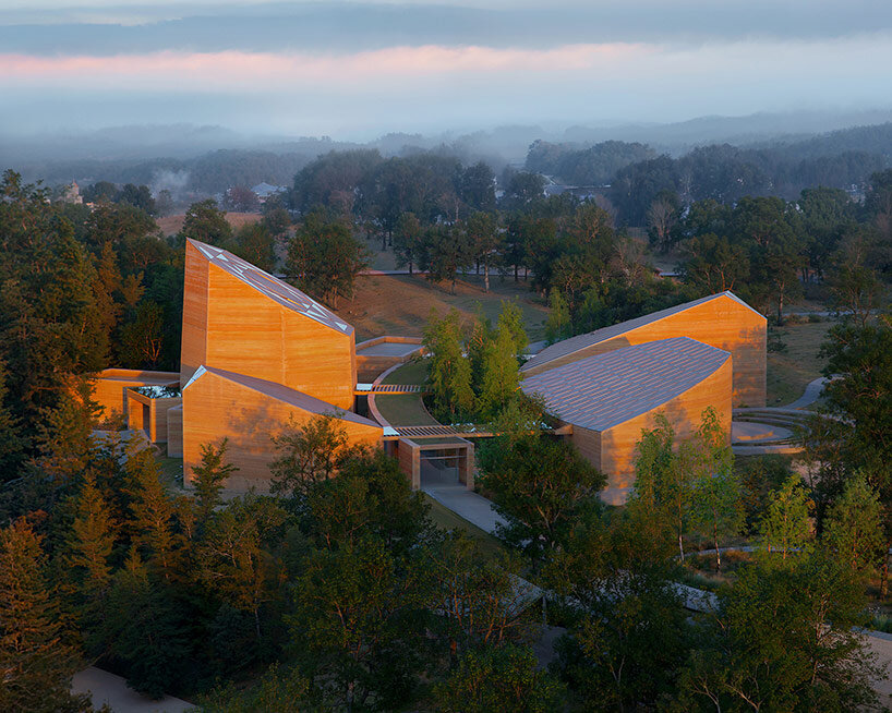 safdie architects plans cherokee heritage center as a cluster of rammed earth blocks - 1