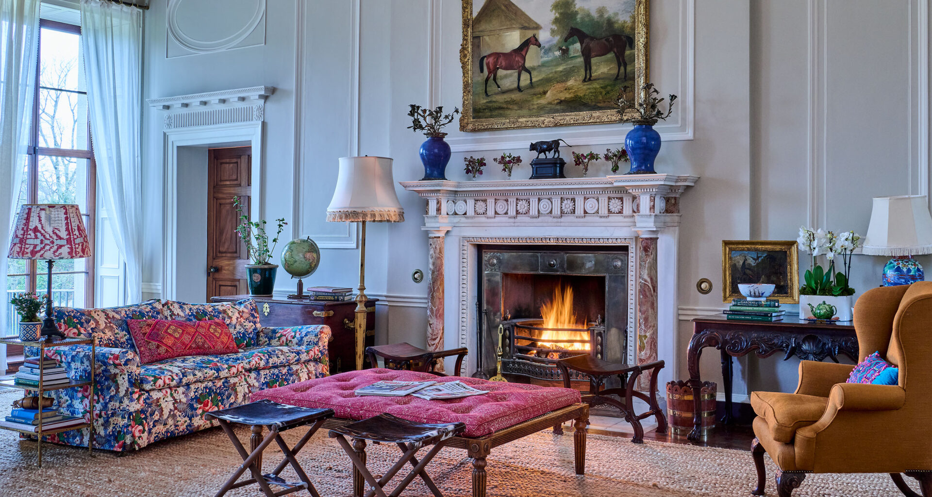 Explore art and objects chosen by the designer who created the ideal Irish country house