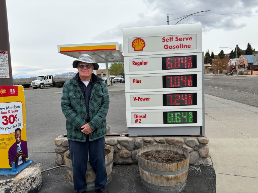 Shelly Channel runs a Shell station in the town of Lee Vining, just down the road from June Lake, California.