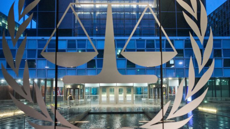 The International Criminal Court in The Hague. Pic: Reuters
