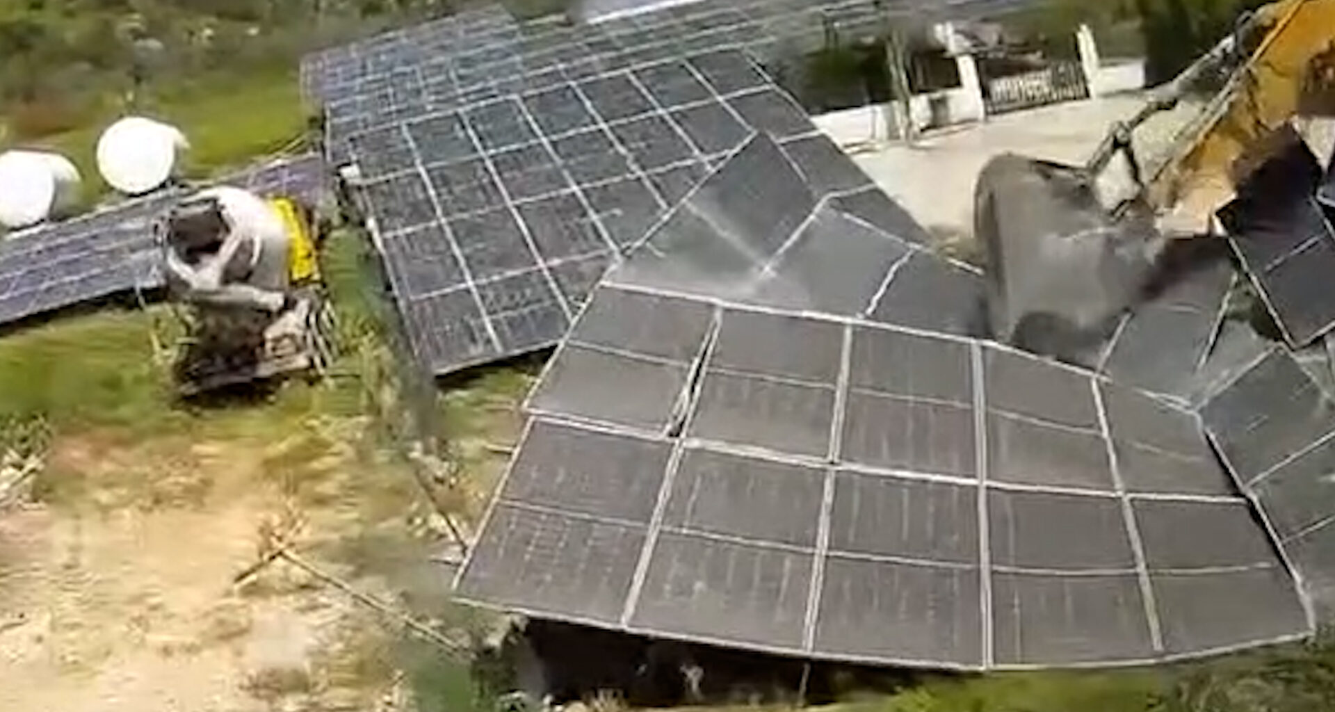 Israel destroys solar panels in south Lebanon | Israel attacks Lebanon