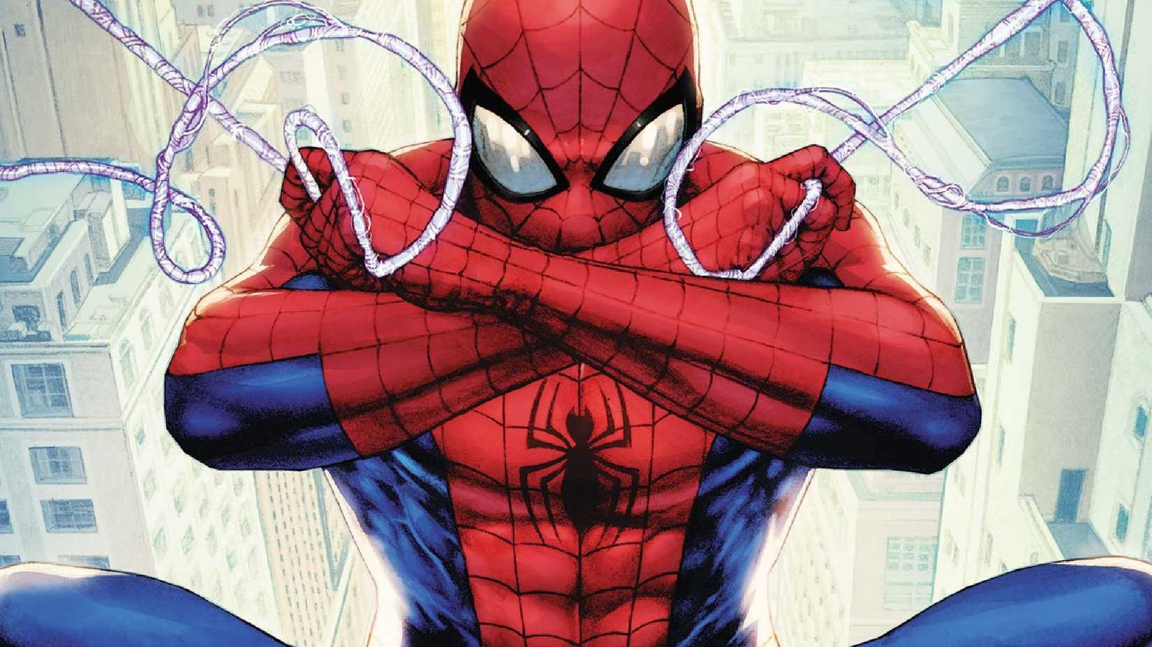 spider-man looking strong