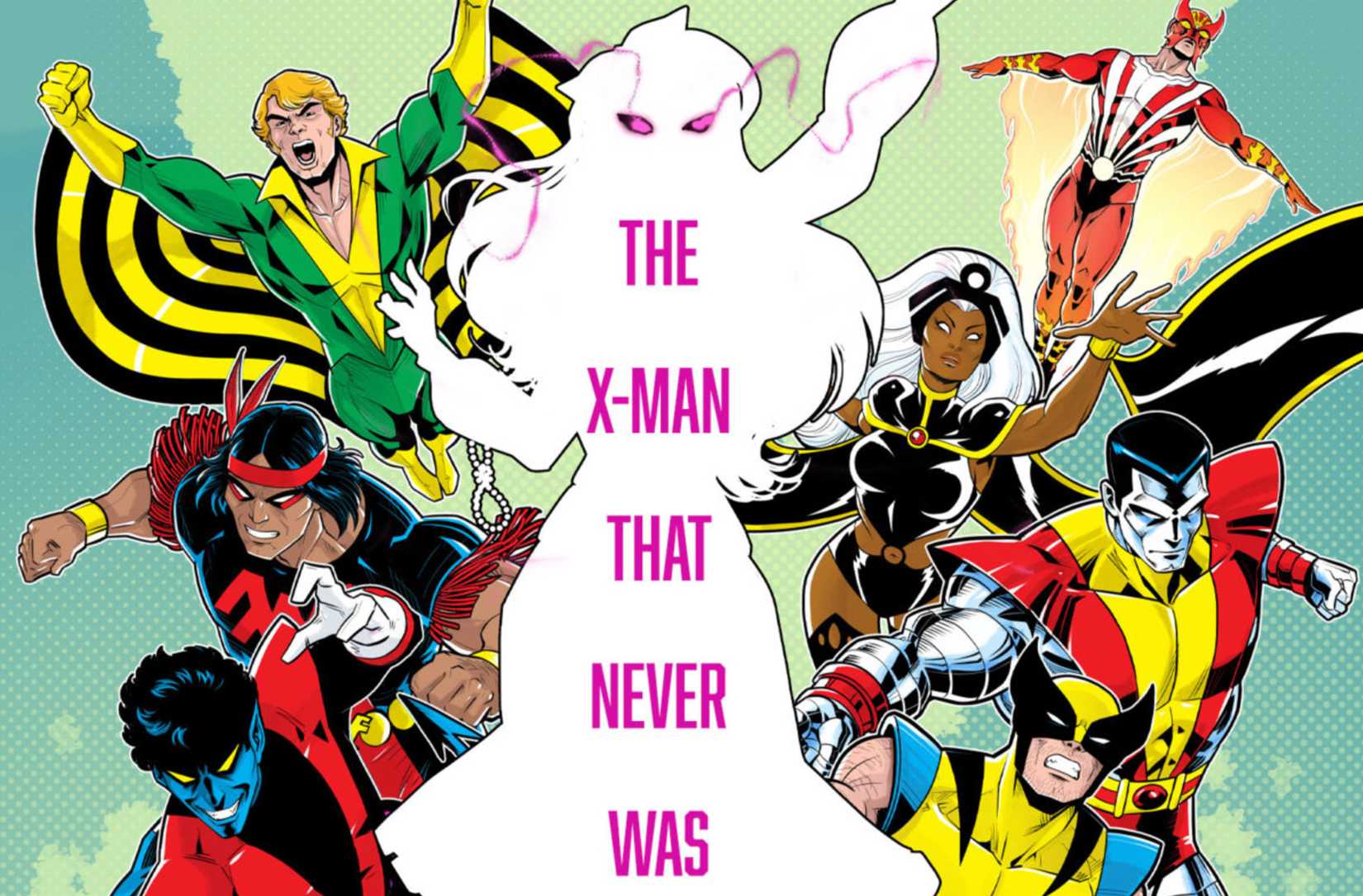 the x-man that never was promo art, introducing justina laguardia