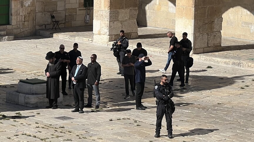 Israel’s Ben-Gvir storms Al-Aqsa Mosque complex in East Jerusalem