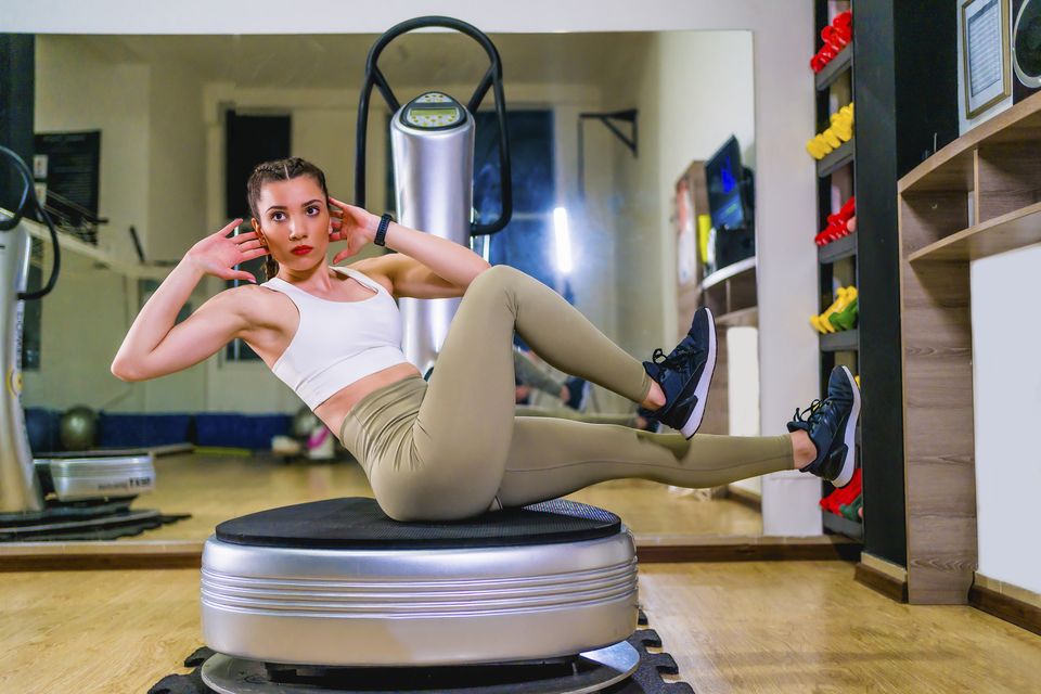 Social media is awash with people using vibration plates as part of their exercise regime. Photo: Getty